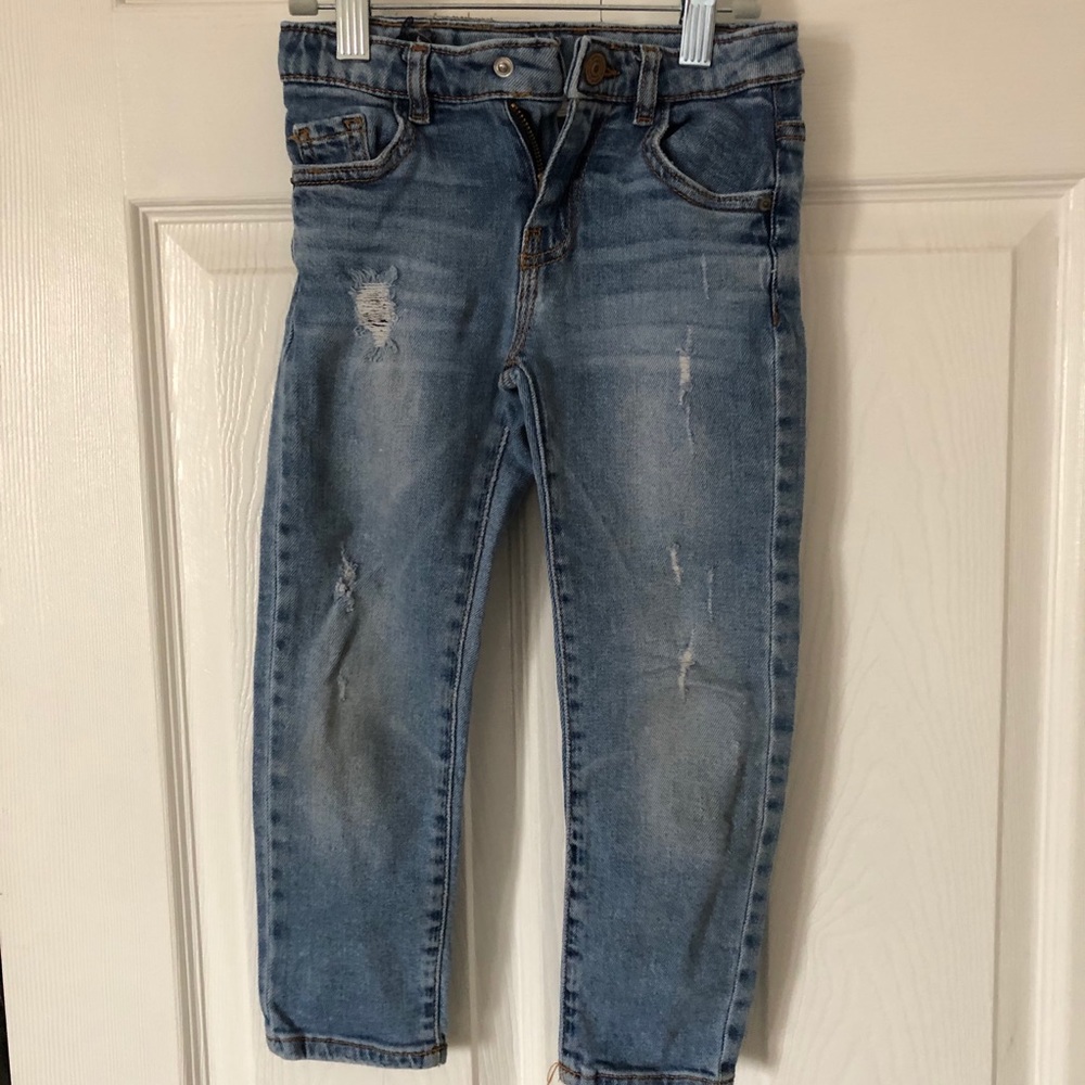 Zara boys distressed jeans
